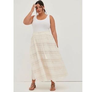 COPY - IVORY LACE MAXI SKIRT